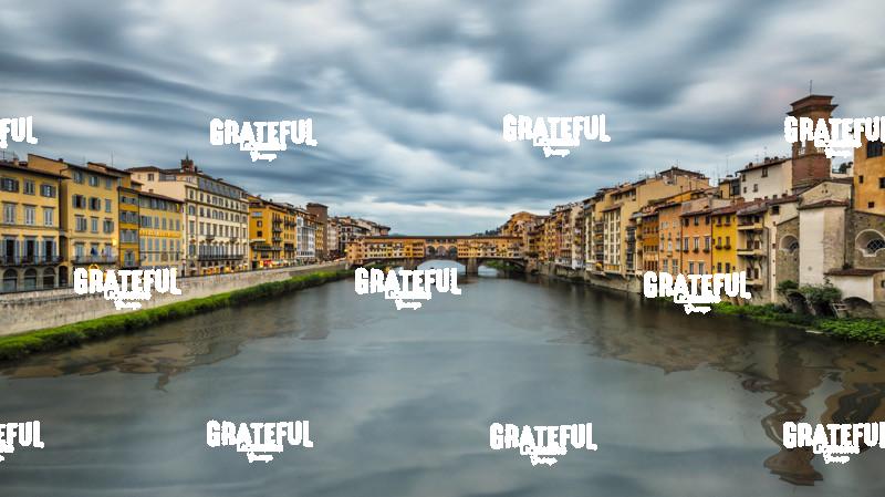 The Pontevecchio at sunset in Florence
