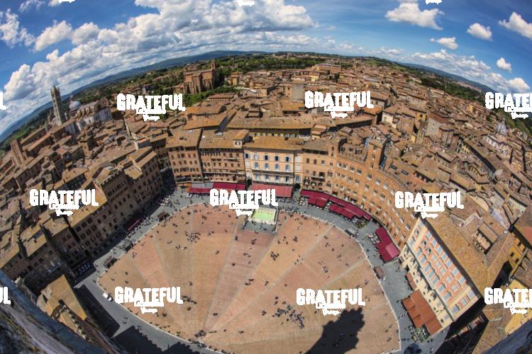 Siena Tuscany from above