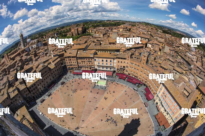 Siena Tuscany from above