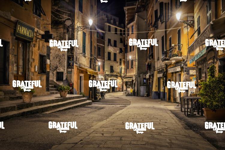 Vernazza after dark in the Cinque Terre