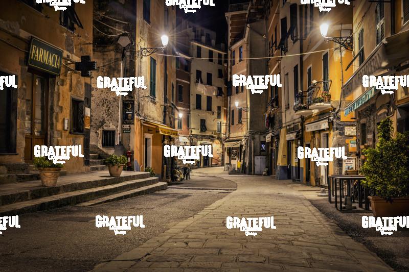 Vernazza after dark in the Cinque Terre