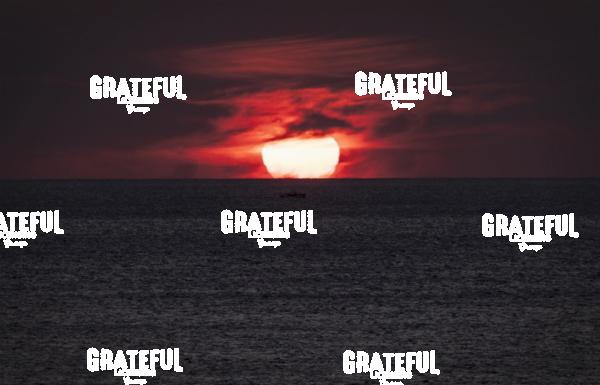 Sunset over the Atlantic Ocean