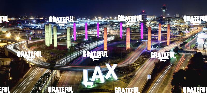 Los Angeles International Airport at night