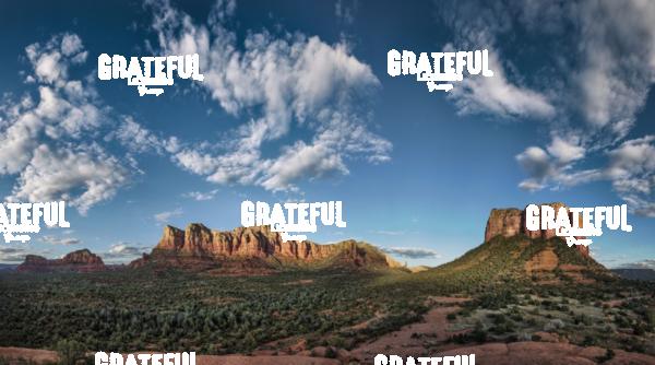 Sunset by Courthouse Rock in Sedona