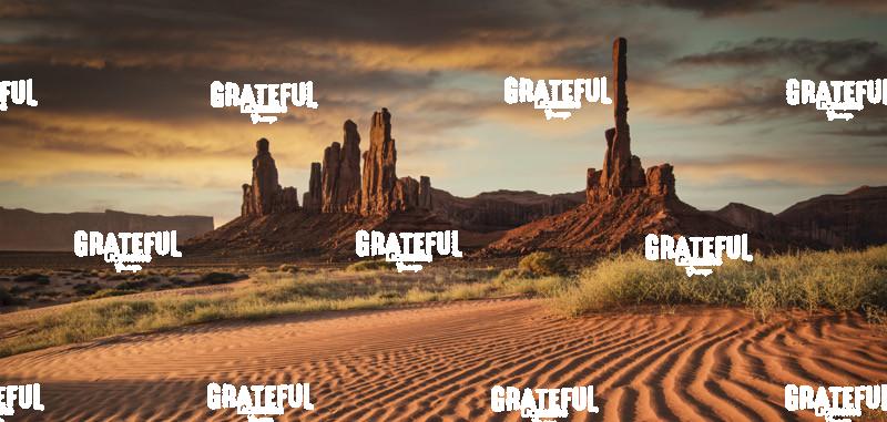 Totem Pole at sunrise in Monument Valley