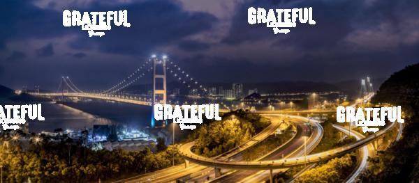 Tsing Ma Bridge over Hong Kong Harbor