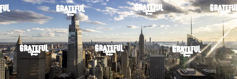 Top of the rock panorama in NYC