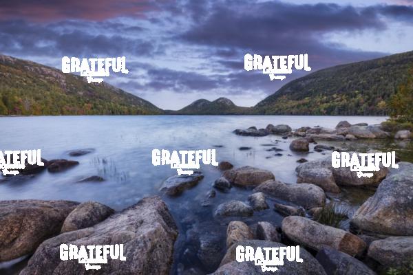 Jordan Pond at Sunrise in Acadia National Park