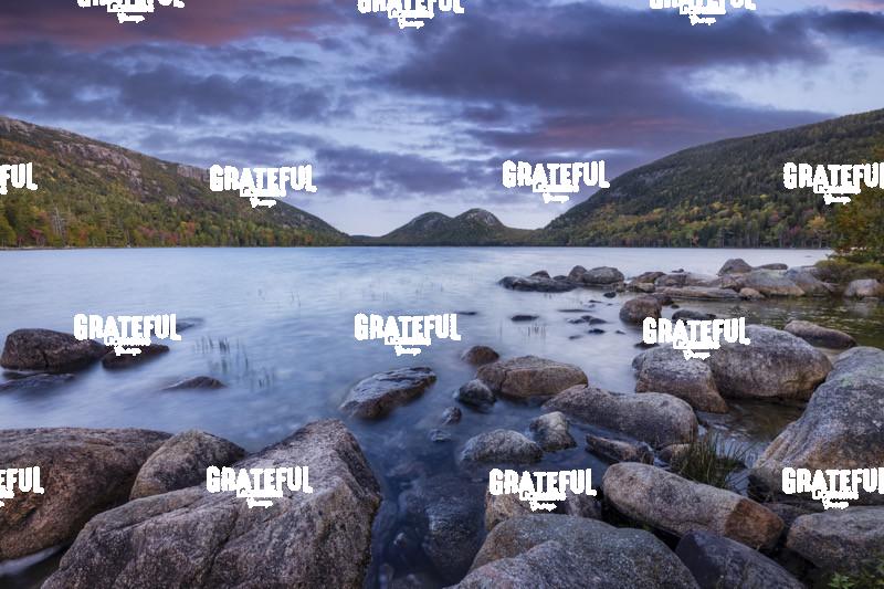 Jordan Pond at Sunrise in Acadia National Park