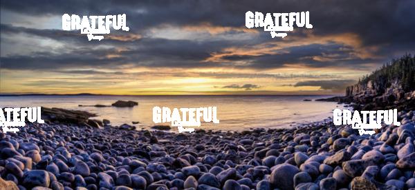 Sunrise over Boulder Beach in Acadia National Park