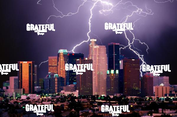 Lightning Storm over Los Angeles