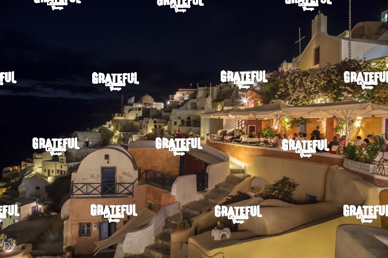 Stunning Santorini at night 2