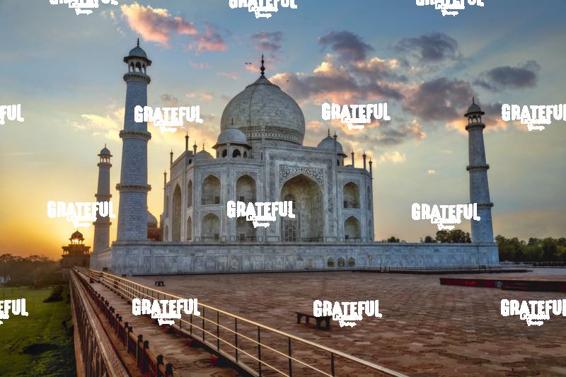 Sunrise at the Taj Mahal