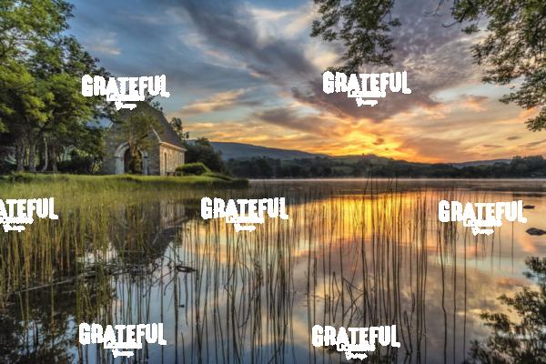 St Finbarr's Oratory Church in Gougane Barra, Ireland at Sunrise 3