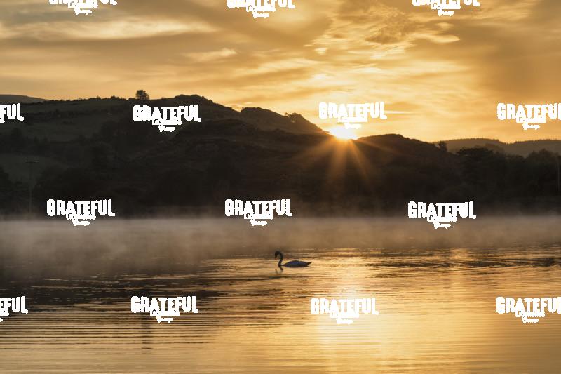 St Finbarr's Oratory Church in Gougane Barra, Ireland at sunrise 5