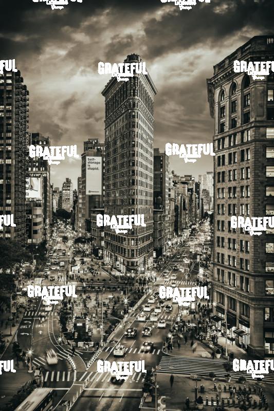 Amazing view of the Flatiron Building in NYC