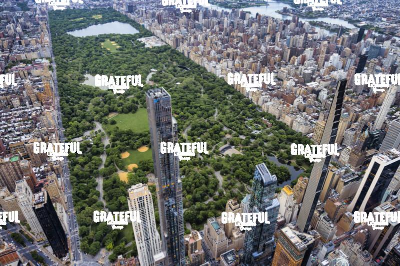 Above Central Park in NYC