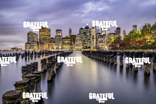 Pier 5 and Pylons in Dumbo in NYC