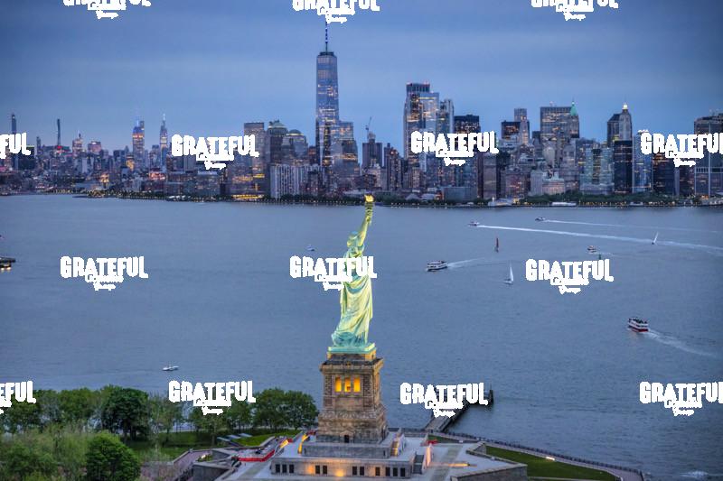 Statue of Liberty and New York City 3
