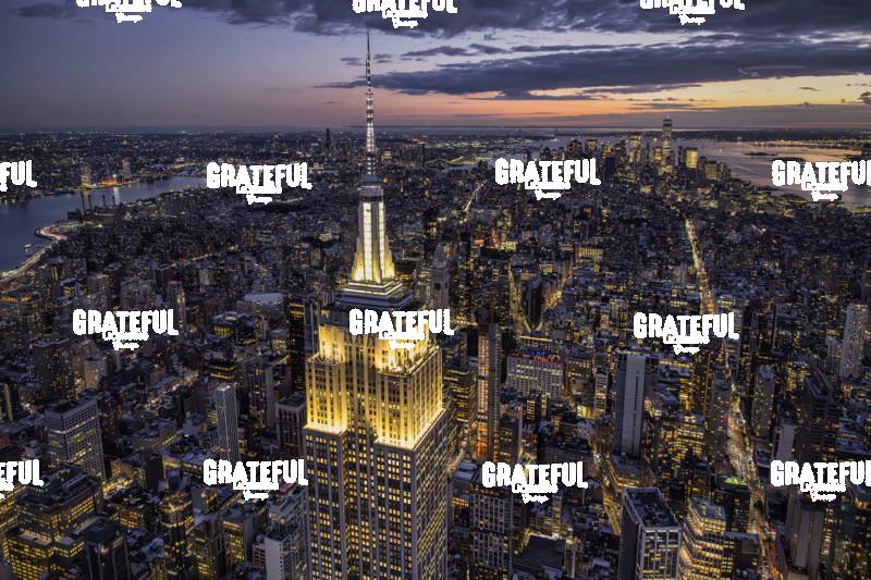 The Empire State Building from High above NYC 2