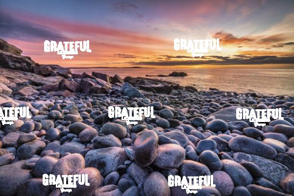 Boulder Beach at Sunrise in Acadia National Park
