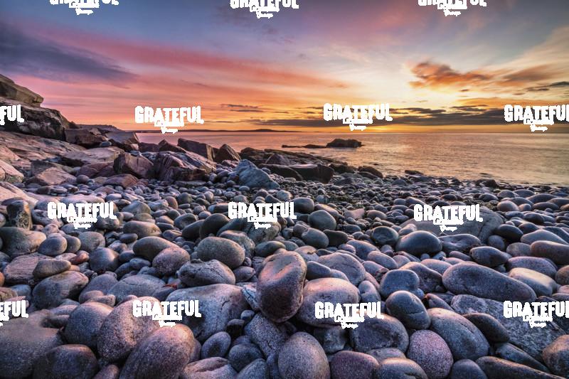 Boulder Beach at Sunrise in Acadia National Park