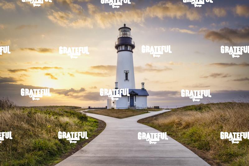 Yaquina Head Lighthouse on the Oregon Coast
