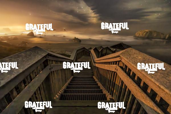 Stairway to Bandon Beach on the Oregon Coast