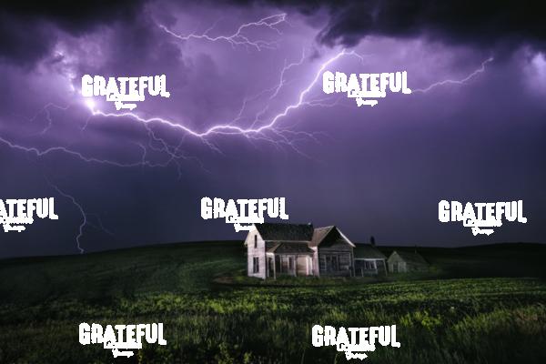 Lighting Storm over Abandoned Home in the Palouse