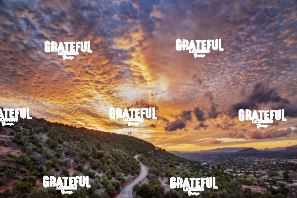 Beautiful Sunset over Sedona, Arizona