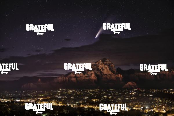Neowise Comet Over Sedona, Arizona
