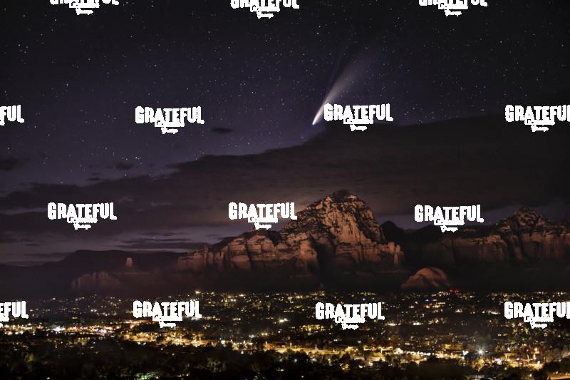 Neowise Comet Over Sedona, Arizona