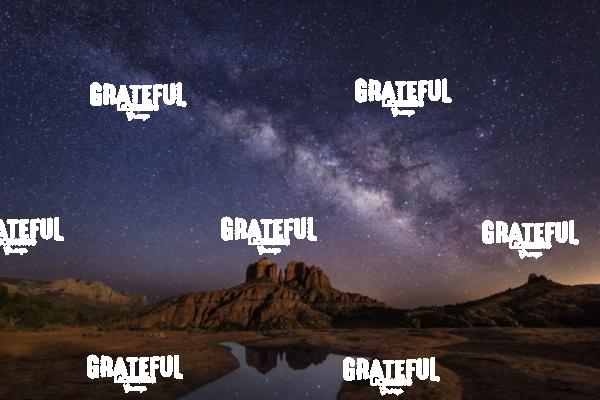 Cathedral Rock and Milky Way over Sedona
