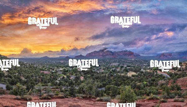 Dramatic Sunset in Sedona, Arizona