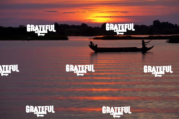 Boys in a Boat by Angkor Wat