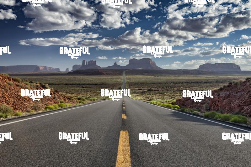 Forrest Gump Highway view In Monument Valley, Utah