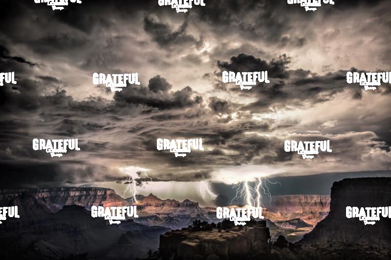 Lightning Over the Grand Canyon