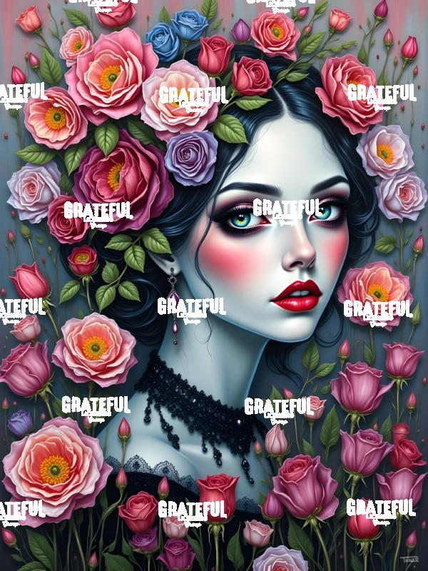 Roses and Black Lace