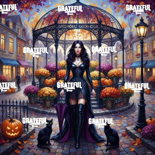 Halloween In The Town Square