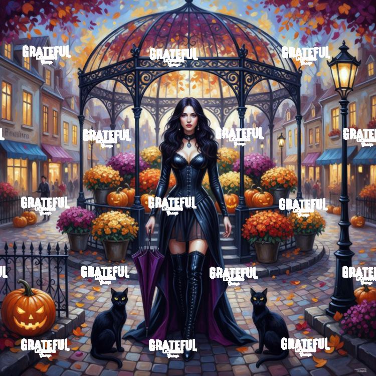 Halloween In The Town Square