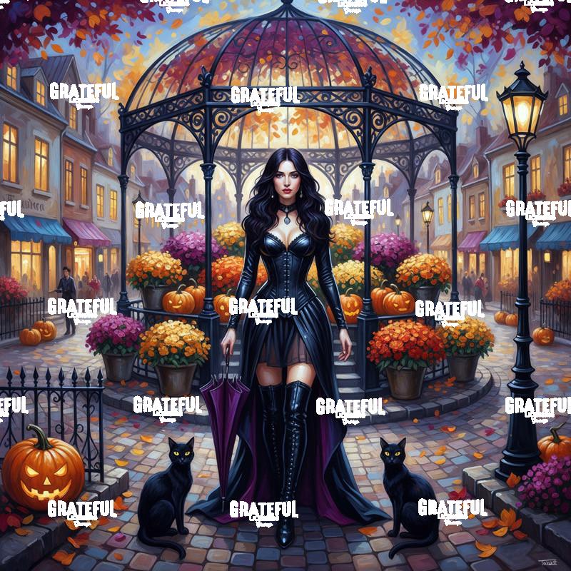 Halloween In The Town Square