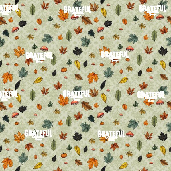 Autumn Leaves with Mushrooms