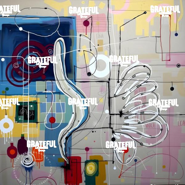 Flow Chart Abstract Modern Art