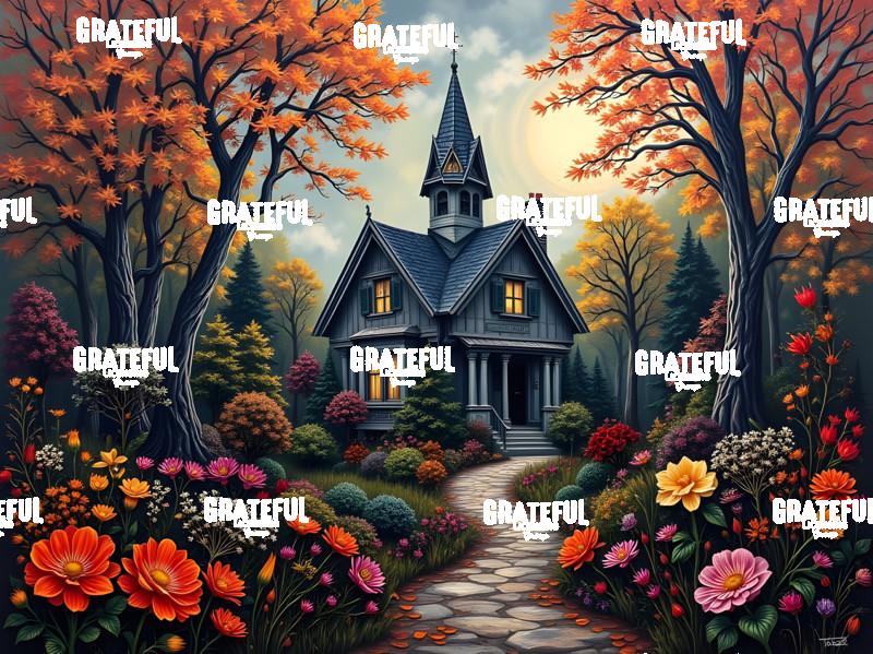 Autumn Victorian Cottage