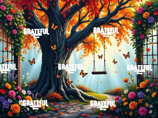 Butterfly Garden Swing