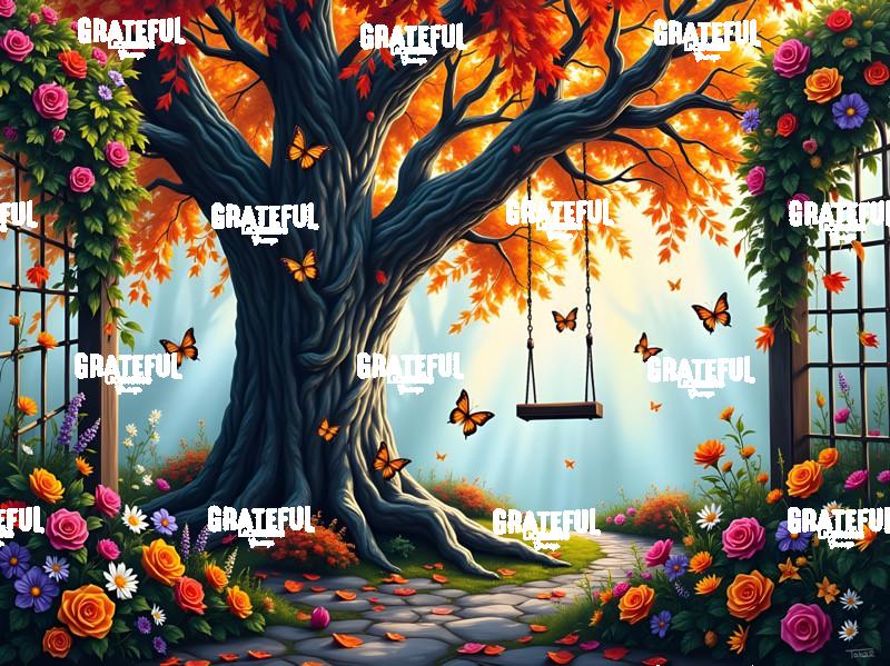 Butterfly Garden Swing