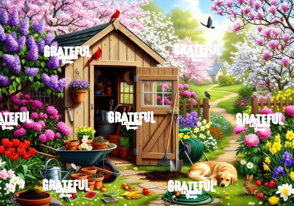 Garden Shed In Bloom