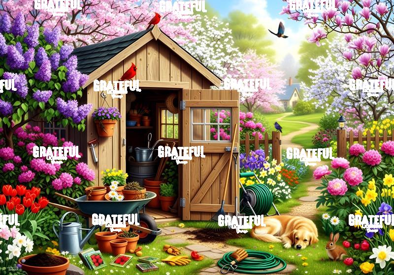 Garden Shed In Bloom