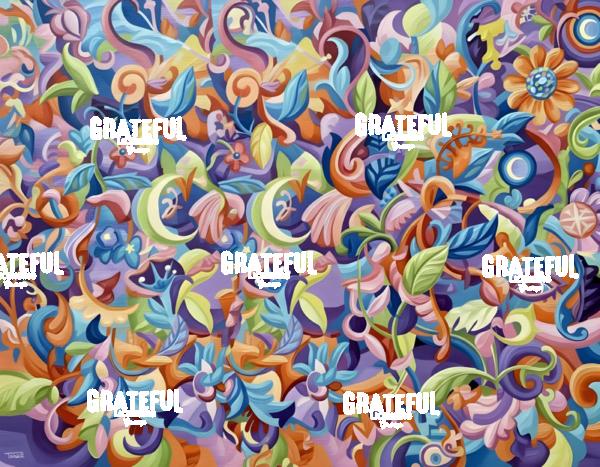 Pop Art Floral Pattern