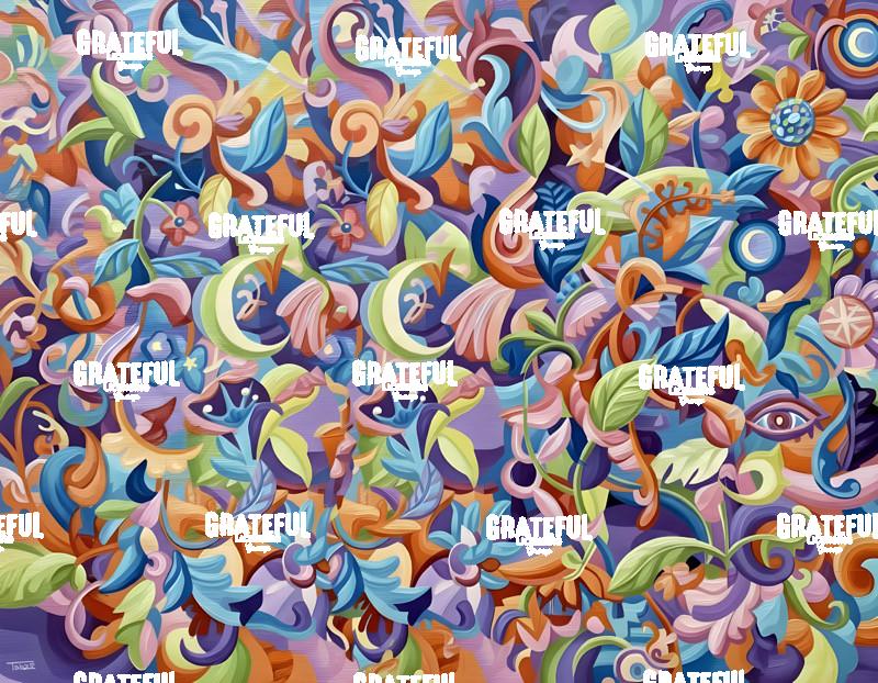 Pop Art Floral Pattern